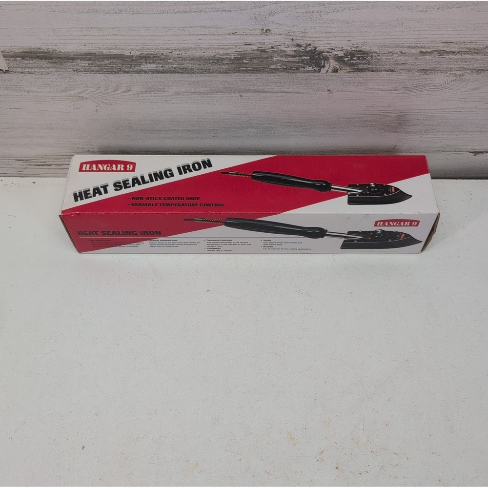 Hangar 9 Heat Sealing Iron HAN101 Teflon Shoe, Variable Temperature Control NEW